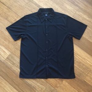 Men’s Kenneth Cole black dress shirt